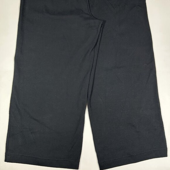 EUC J.Jill Pure Jill Women Pants Black Full Leg Cropped Pull On Pima Cotton Sz M - Picture 11 of 11